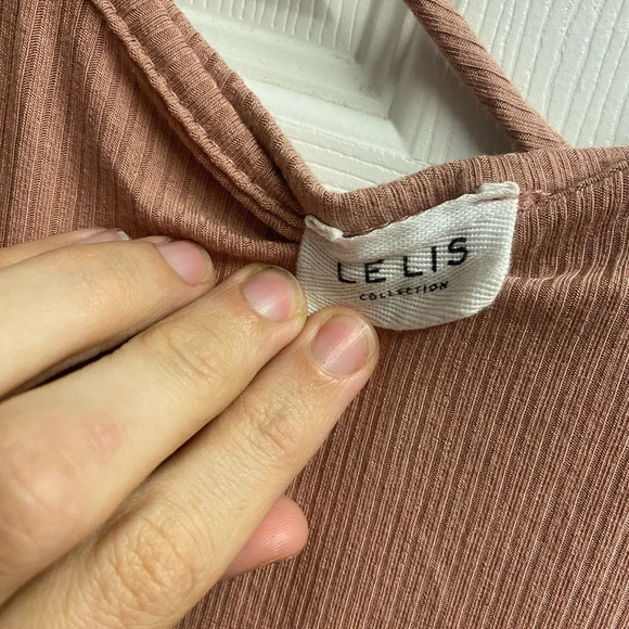 Lelis Ribbed Romper Size Medium - Picture 4 of 5